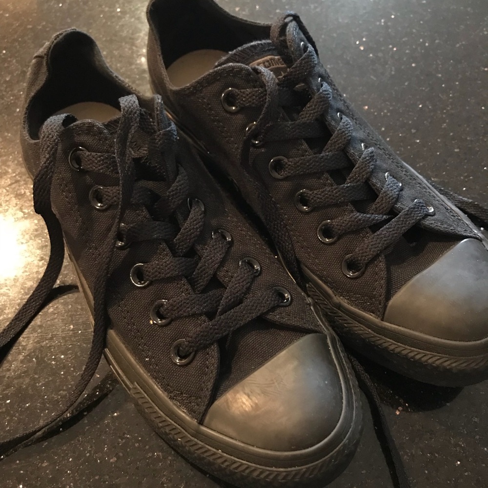 New Black Converse